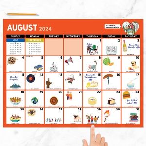 2025 Every Day's A Holiday Large Desk Pad Monthly Blott…